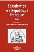 Constitution de la republique francaise 20ed
