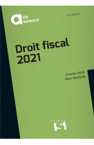 Droit fiscal 2021. 19e ed.
