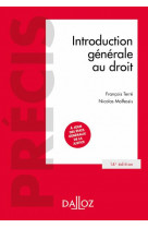 Introduction generale au droit. 14e ed.