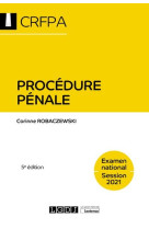 Procedure penale - crfpa - examen national session 2021