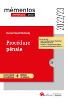 Procedure penale - a jour des lois : pour la confiance dans l-institution judiciaire (22/12/21) - re