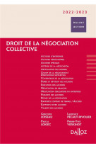 Droit de la negociation collective 2022/2023