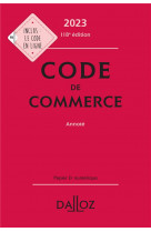 Code de commerce 2023 118ed - annote