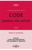 Code general des impots 2022 - annote