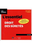 L-essentiel du droit des suretes - integre les decrets du 29 decembre 2021 pris en application de l-