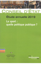 Le sport : quelle politique publique ? - etude annuelle 2019