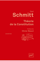 Theorie de la constitution - preface de olivier beaud