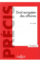 Droit europeen des affaires. 2e ed.