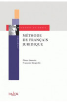 Methode de francais juridique. 2e ed.
