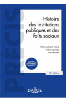 Histoire des institutions publiques et des faits sociaux. 13e ed.
