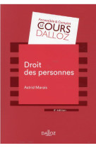 Droit des personnes. 4e éd.