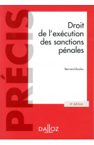 Droit de l-execution des sanctions penales. 6e ed.