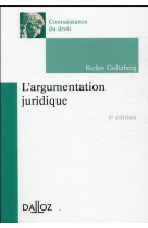L'argumentation juridique. 5e ed.