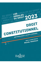 Annales droit constitutionnel 2023