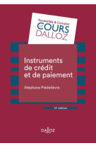 Instruments de paiement et de crédit 12ed