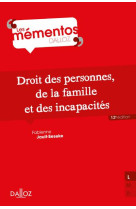 Droit des personnes, de la famille et des incapacités 12ed