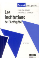 Les institutions de l-antiquite - 8eme edition