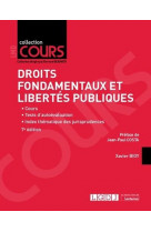 Droits fondamentaux et libertes publiques - cours - tests d-autoevaluation - index thematique des ju