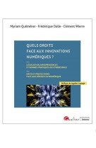 Quels droits face aux innovations numeriques ? - les enjeux societaux face aux risques numeriques -