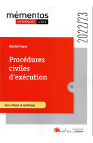 Procedures civiles d-execution - cours integral et synthetique