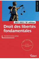 Droit des libertes fondamentales 2021/2022 - tout le cours et des conseils methodologiques, a jour d