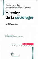 Histoire de la sociologie - de 1789 a nos jours
