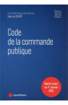 Code de la commande publique 2022