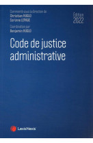 Code de justice administrative 2022