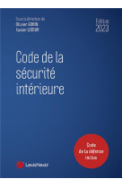 Code de la securite interieure 2023