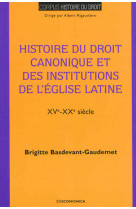 Histoire du droit canonique