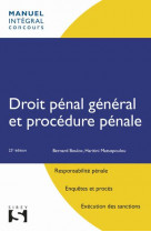 Droit penal general et procedure penale. 23e ed.