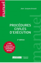 Procedures civiles d-execution - a jour de la loi du 14 fevrier 2022 sur l-entrepreneur individuel