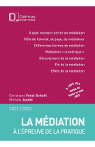 La médiation à l'épreuve de la pratique 2022/2023