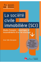 La societe civile immobiliere (sci) - mode d-emploi - avantages et inconvenients d-un tel montage