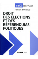 Droit des elections et des referendums politiques
