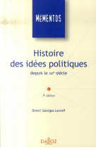 Histoire des idees politiques depuis le xixe siecle. 9e ed.