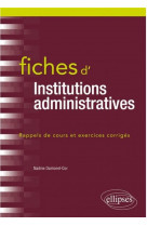 Fiches d-institutions administratives