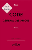 Code general des impots 2023 32ed - annote