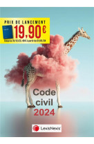 Code civil 2024 - jaquette girafe nuage