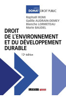 Droit de l'environnement et du développement durable