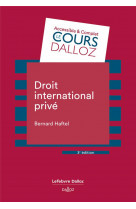 Droit international prive. 3e ed.
