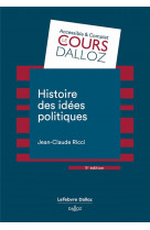 Histoire des idees politiques. 5e ed.