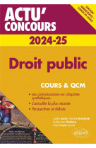 Droit public 2024-2025 - cours et qcm