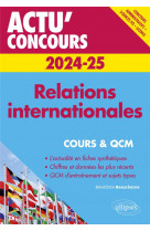 Relations internationales 2024-2025 - cours et qcm