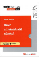 Droit administratif general - un cours clair, structure et accessible pour l-etudiant