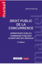 Droit public de la concurrence - operateurs publics, commande publique, ouverture des reseaux