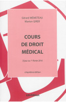 Cours de droit medical 5e edition
