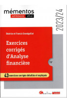 Exercices corriges d-analyse financiere - 43 exercices corriges detailles et expliques