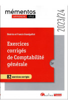 Exercices corriges de comptabilite generale - 82 exercices corriges
