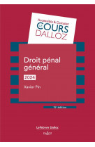 Droit penal general 2024. 15e ed.